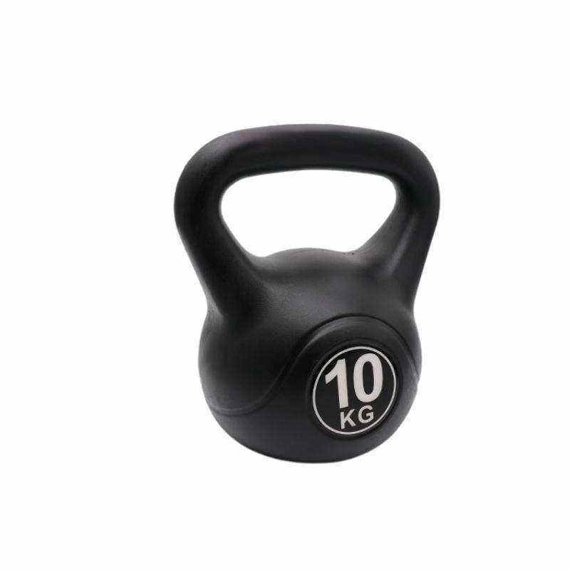 Schwarze Gusseisen-Kettlebell mit Pulverbeschichtung 3