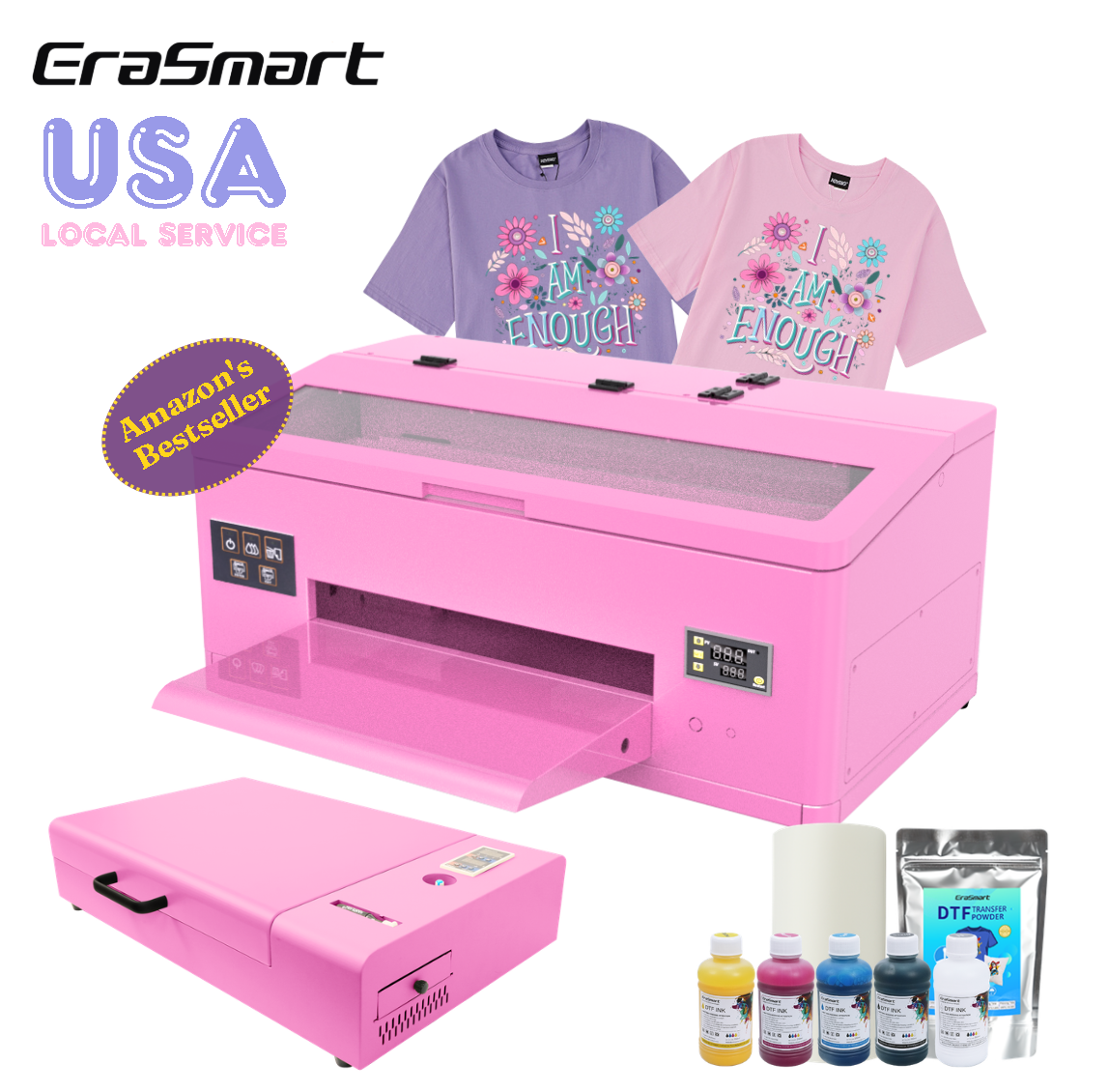 Pinker 33cm A3 DTF-Drucker für Kleinunternehmen
