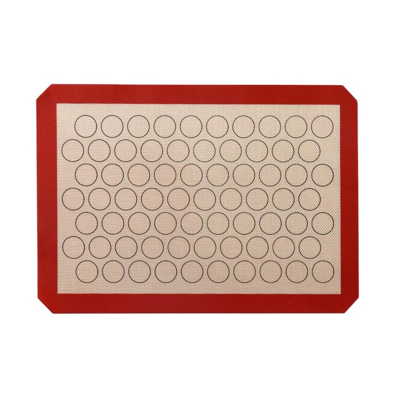 Hitzebeständige Silikon-Backmatte, doppelseitig, 0,7 mm