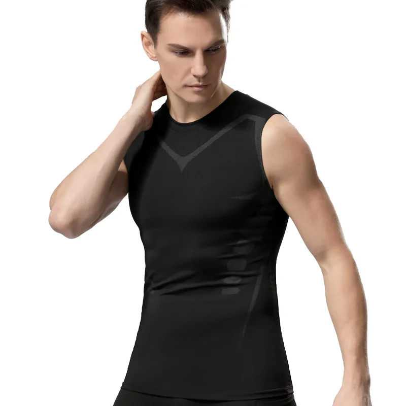 Kompressions-Tanktop für Herren, Fitness 3