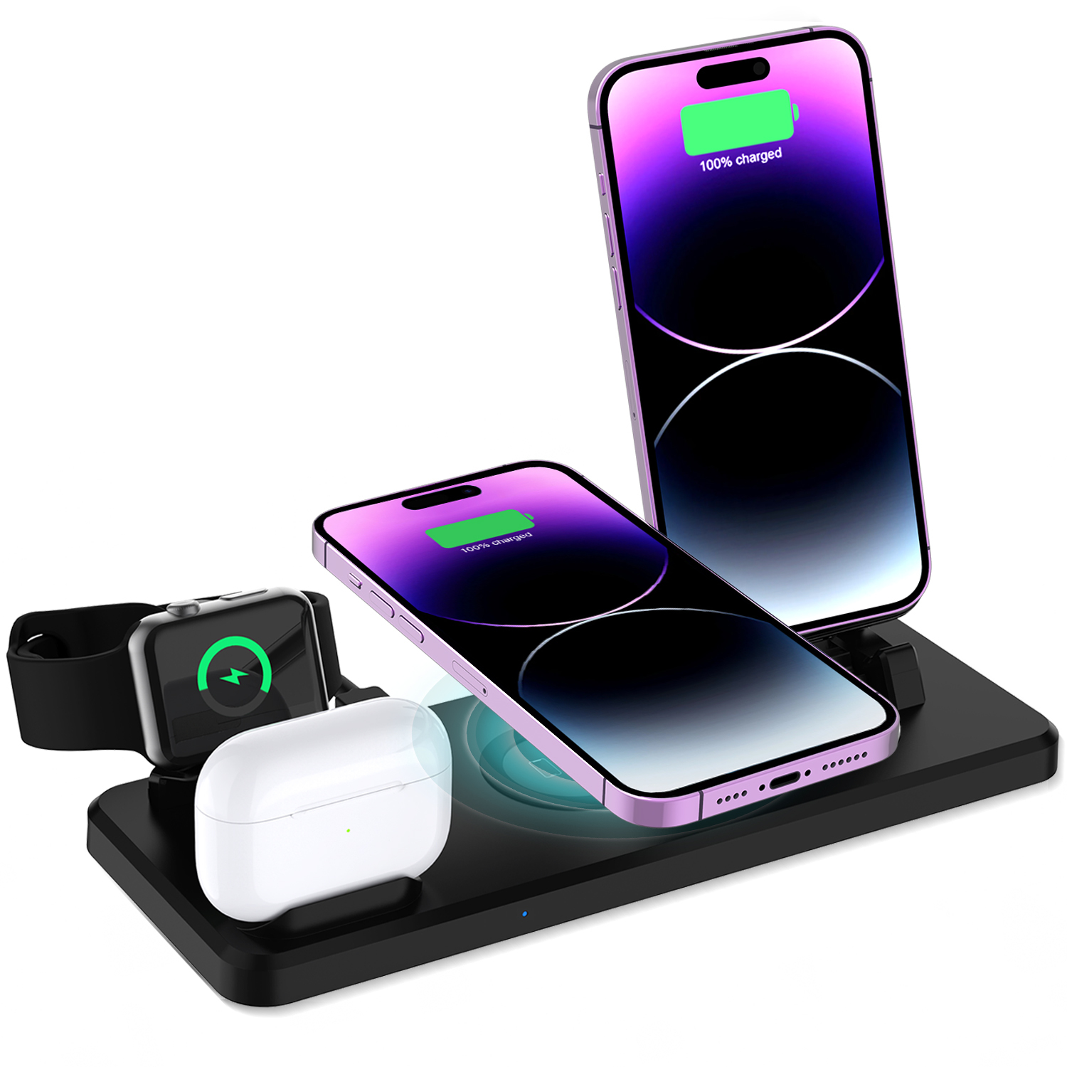 3-in-1 Ladestation kabellos