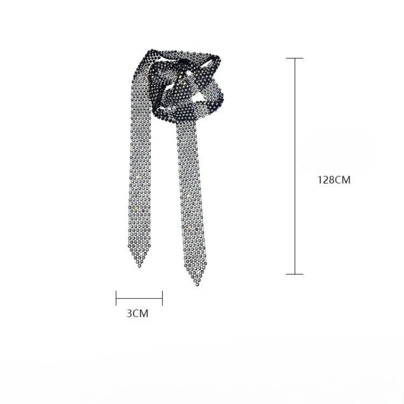 Strass-Krawatten-Halskette 4