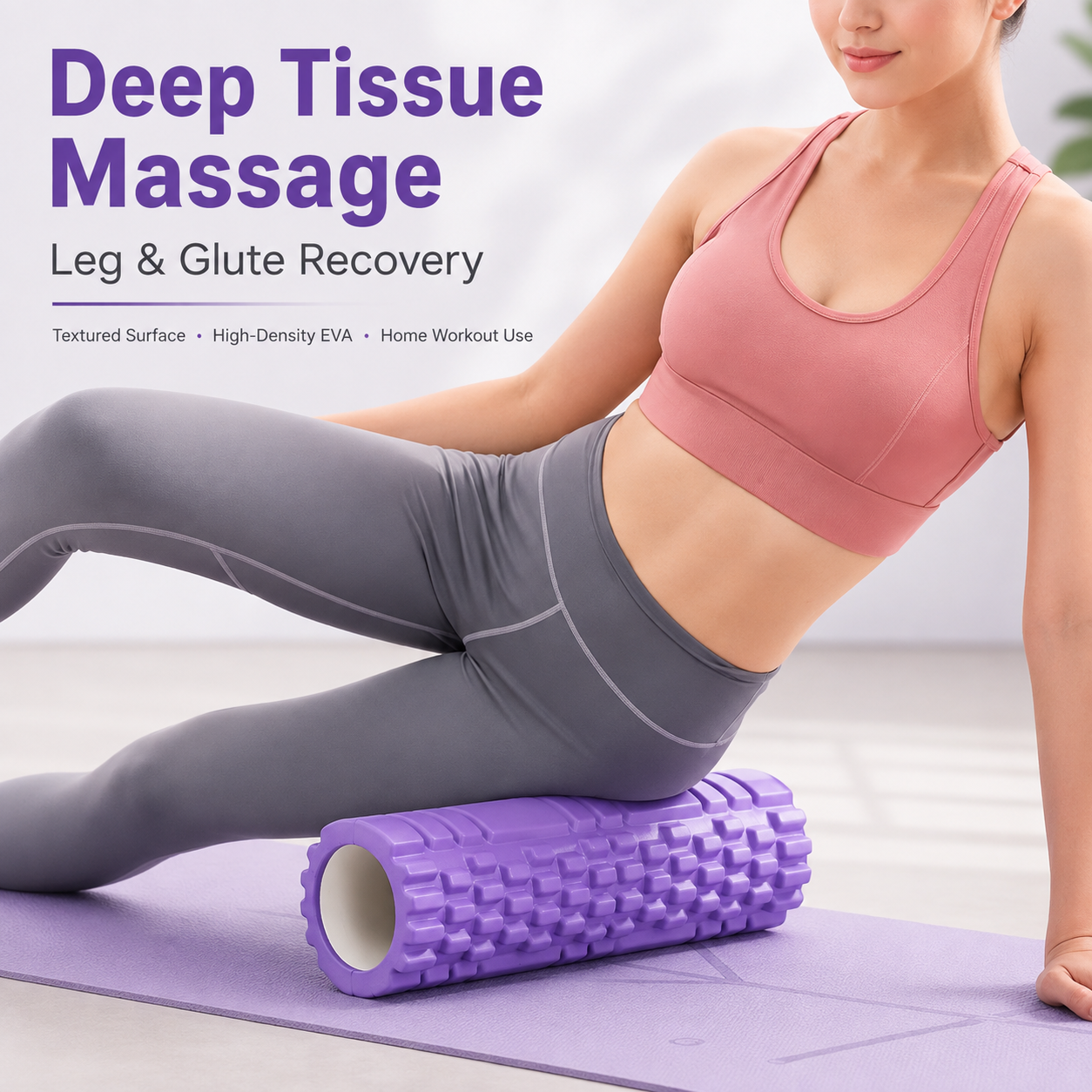 Strukturierte Yoga-Faszienrolle für Studios 2