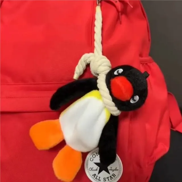 Plüsch-Pinguin Schlüsselanhänger Rucksack-Anhänger 4