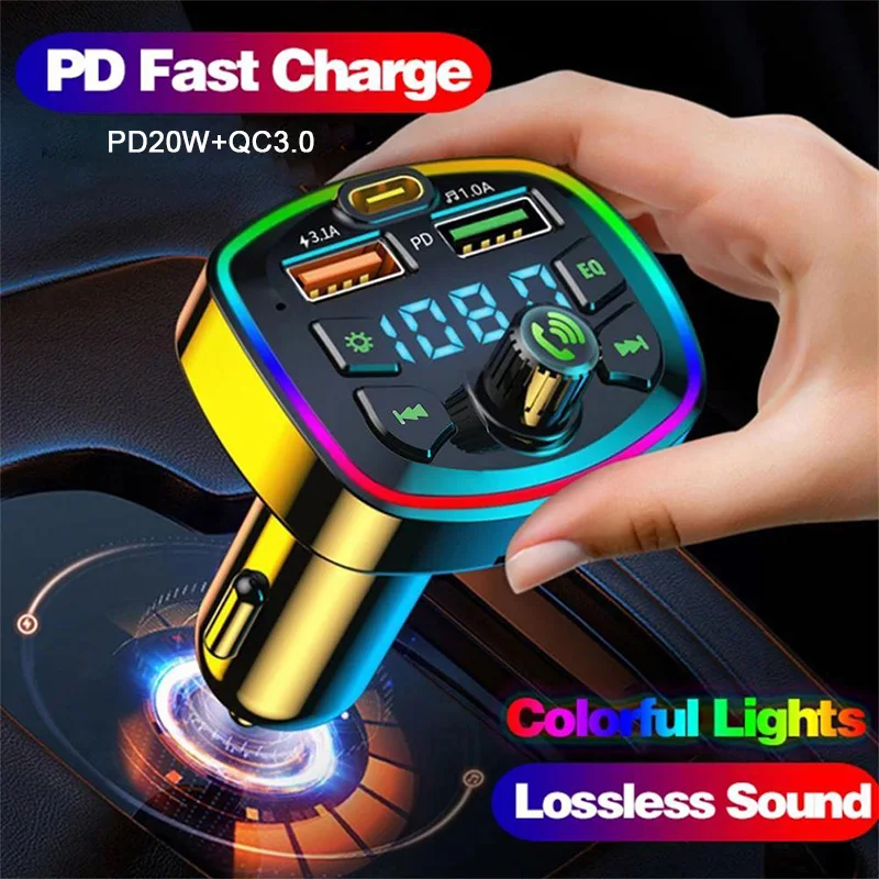 Auto-Bluetooth-FM-Sender mit Dual-USB-Ladegerät 2