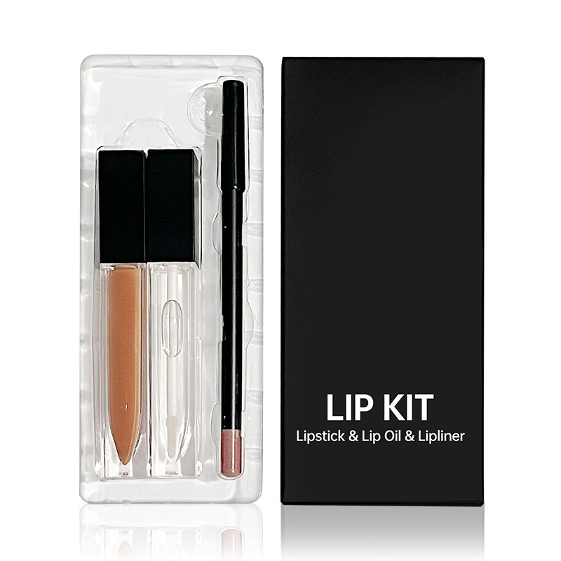 Wasserfestes Matte Lippenstift und Liner Set 2