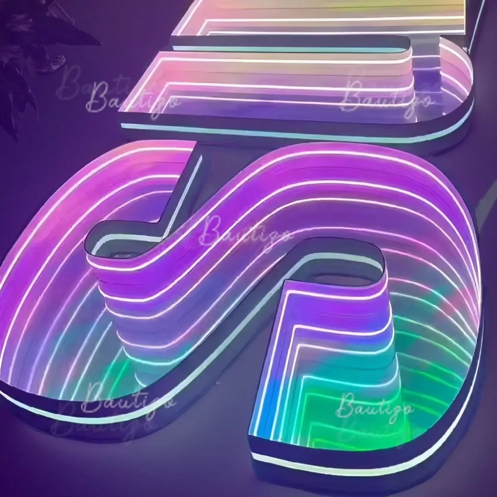 LED-Infinity-Spiegelschild 4