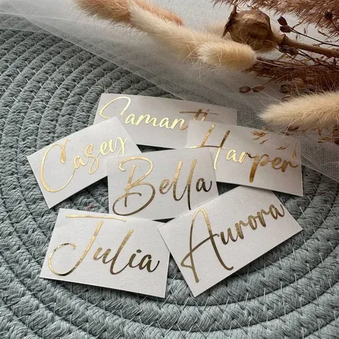 Personalisierte Namensaufkleber