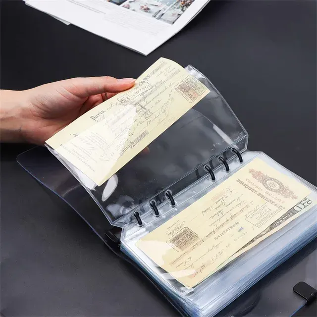 Transparente PVC-Dokumententasche 4