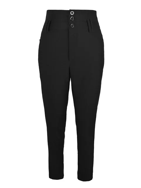 Damen High-Waist Hose 4