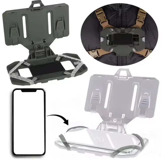 Taktische MOLLE-Brusttasche für Navigator und Handy 3