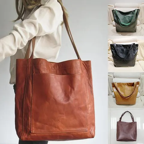 Leder-Shopper