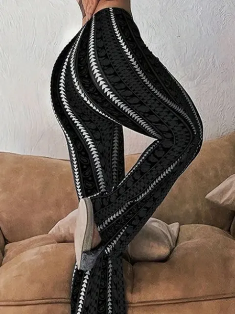 Retro-Schlaghose-Leggings 4