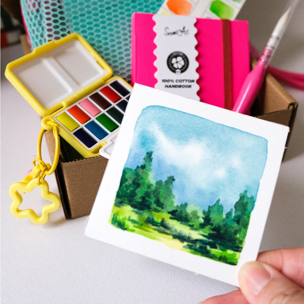 Reise-Aquarellkasten 4
