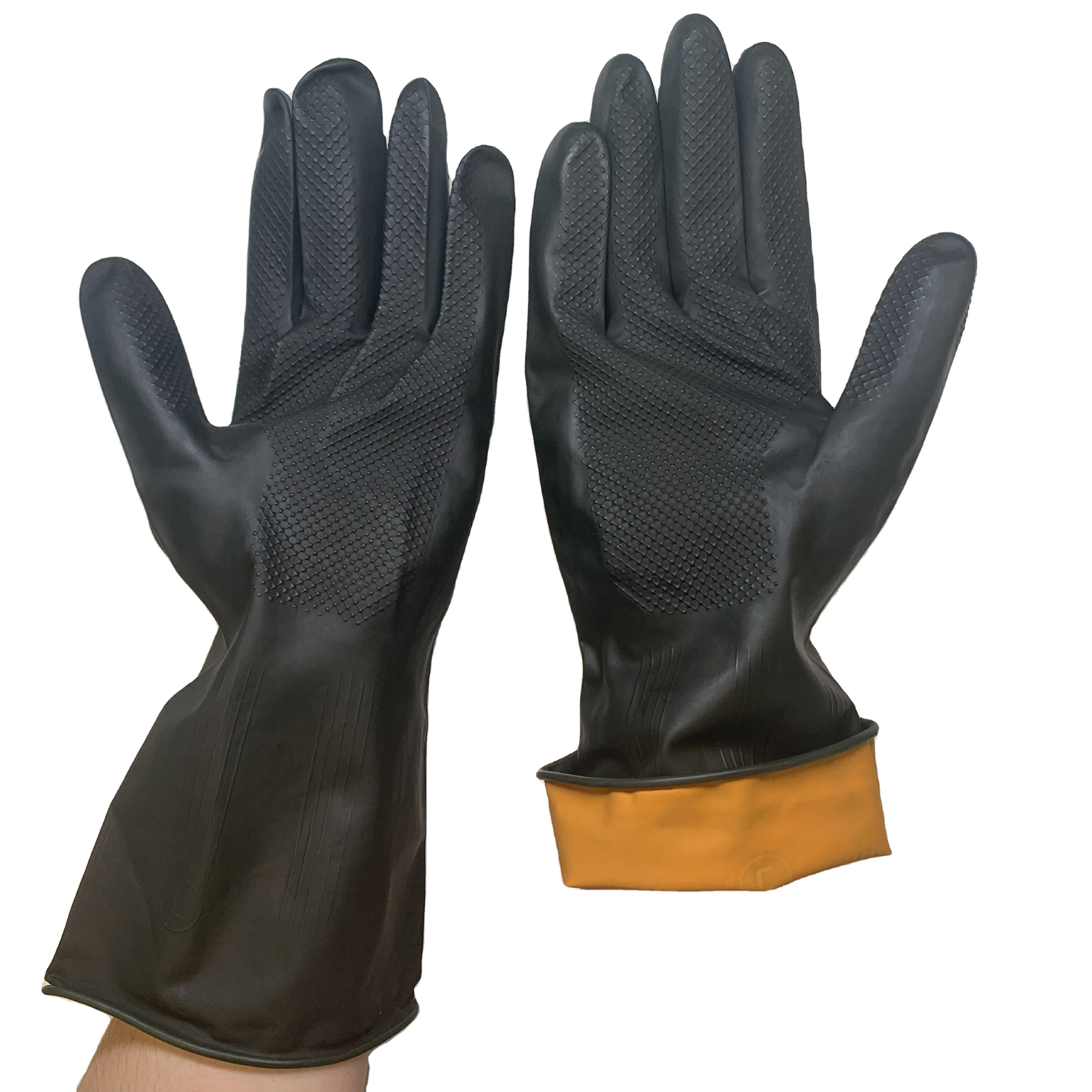 Industrie-Schutzhandschuhe aus Gummi