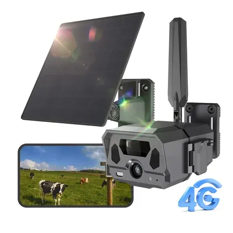 Solarbetriebene 4G-Outdoor-Überwachungskamera 2.7K