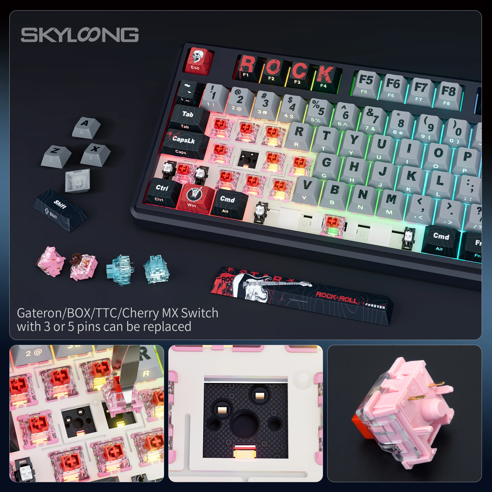 Kabellose mechanische Tastatur 2
