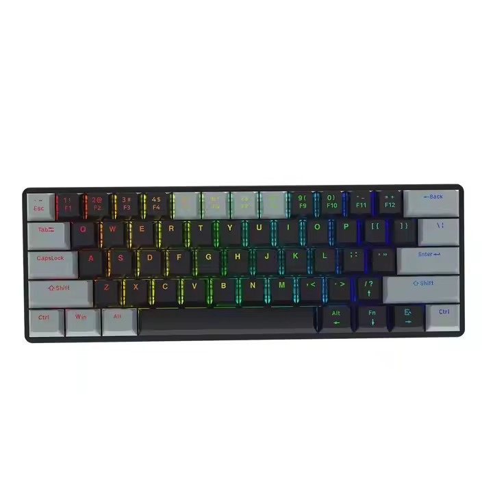 Kabellose 60% Mechanische Mini Tastatur RGB 2