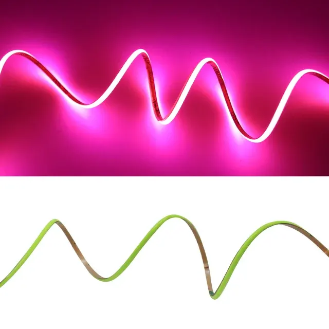 Flexibles COB-LED-Lichtband mit Dimmer, Bunt 4