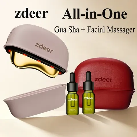 Beheiztes Gesichtsmassagegerät