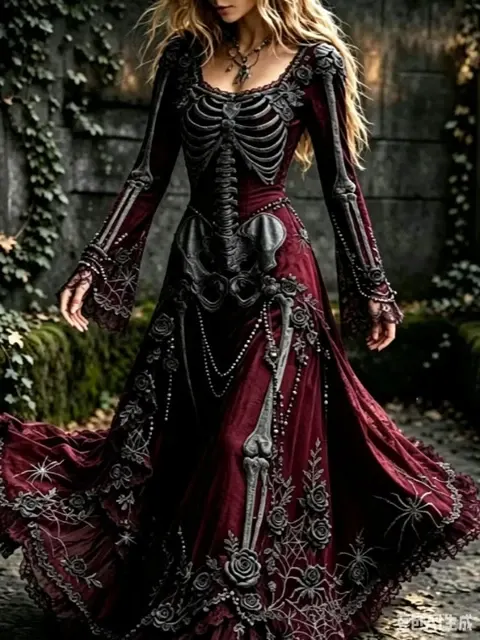 Gothic-Maxikleid 2