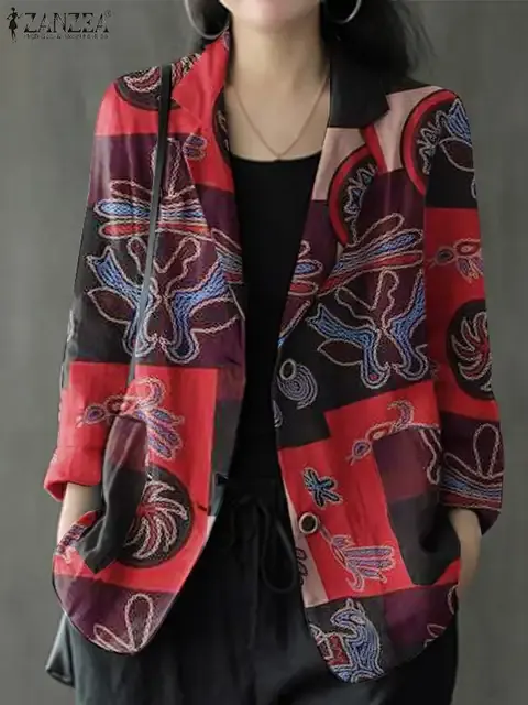 Damenjacke mit Print 2