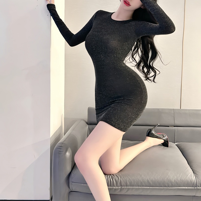 Damen Seidenkleid im Slim Schnitt