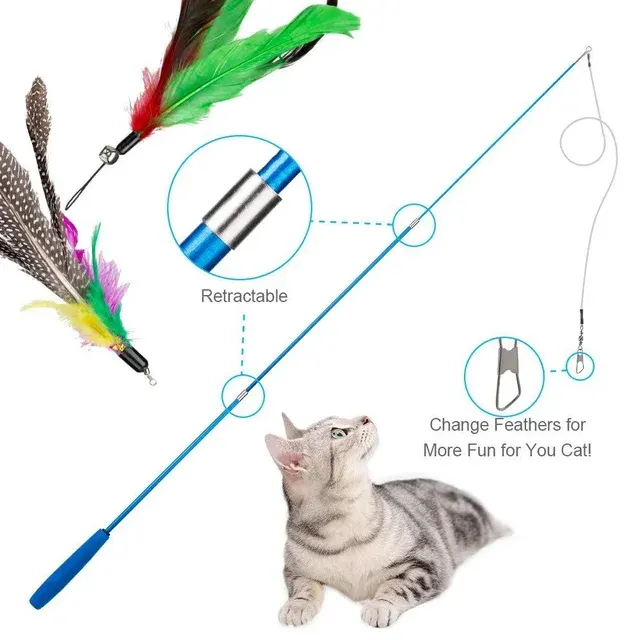 Katzen-Federspielzeug-Ersatz 3