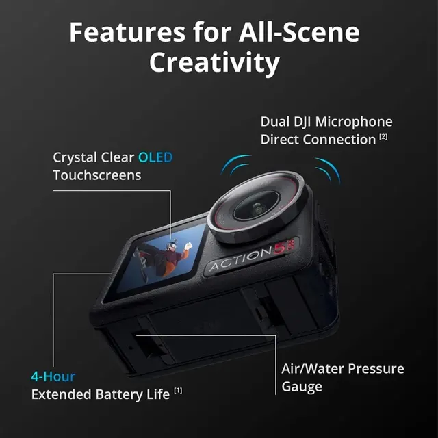 Action-Kamera mit Dual-OLED-Touchscreen 4
