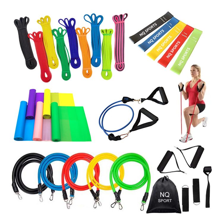 11-teiliges Fitness-Tube-Band-Set 2