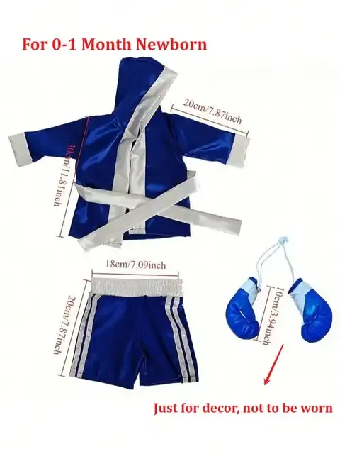 Neugeborenen-Boxer-Kostüm 2