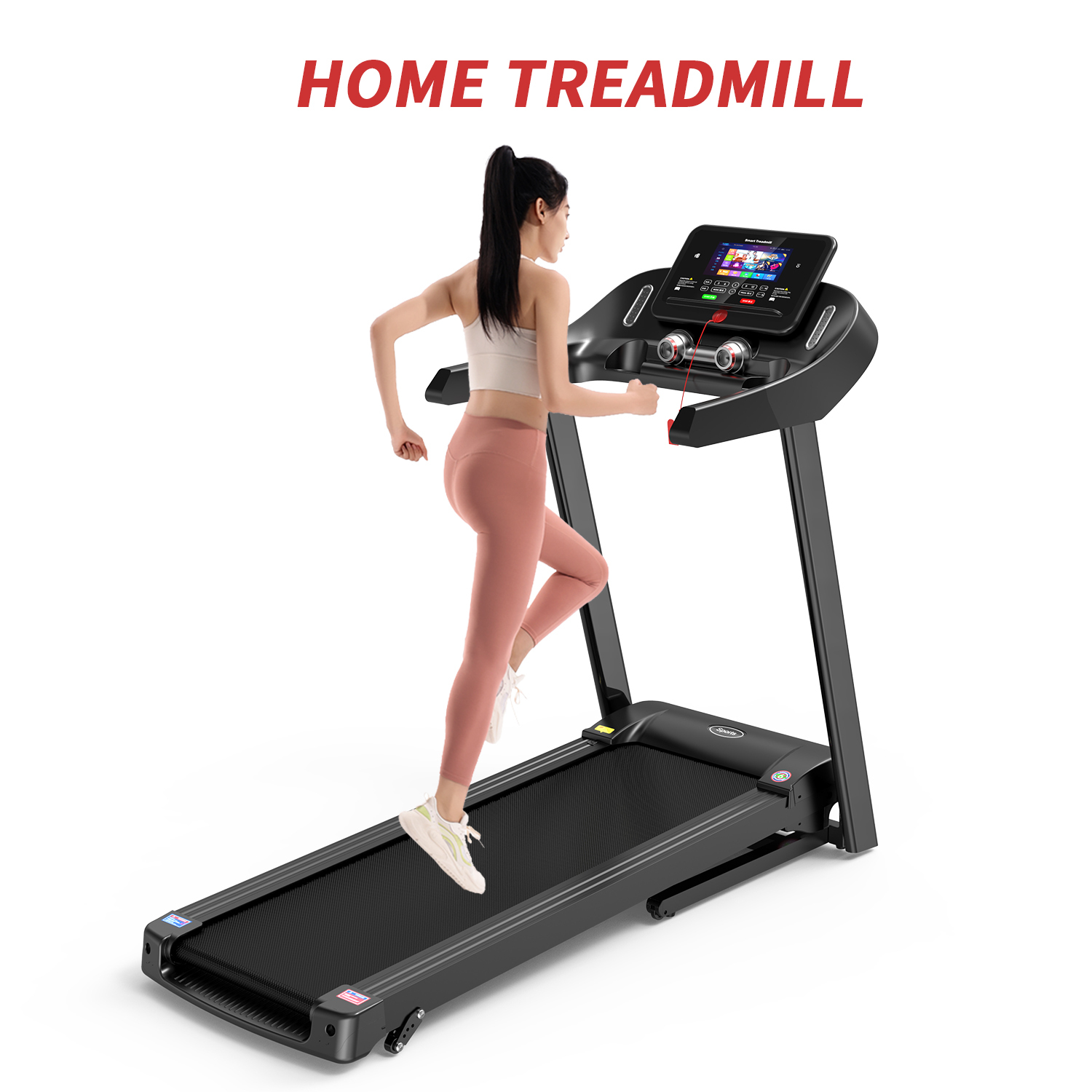 Faltbares Elektrisches Laufband Heimtraining LED 2