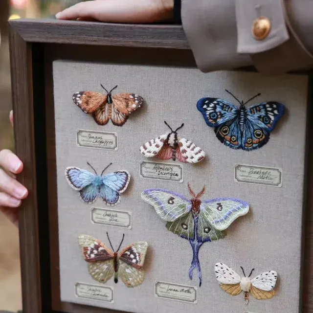 3D-Schmetterling-Stickset 3