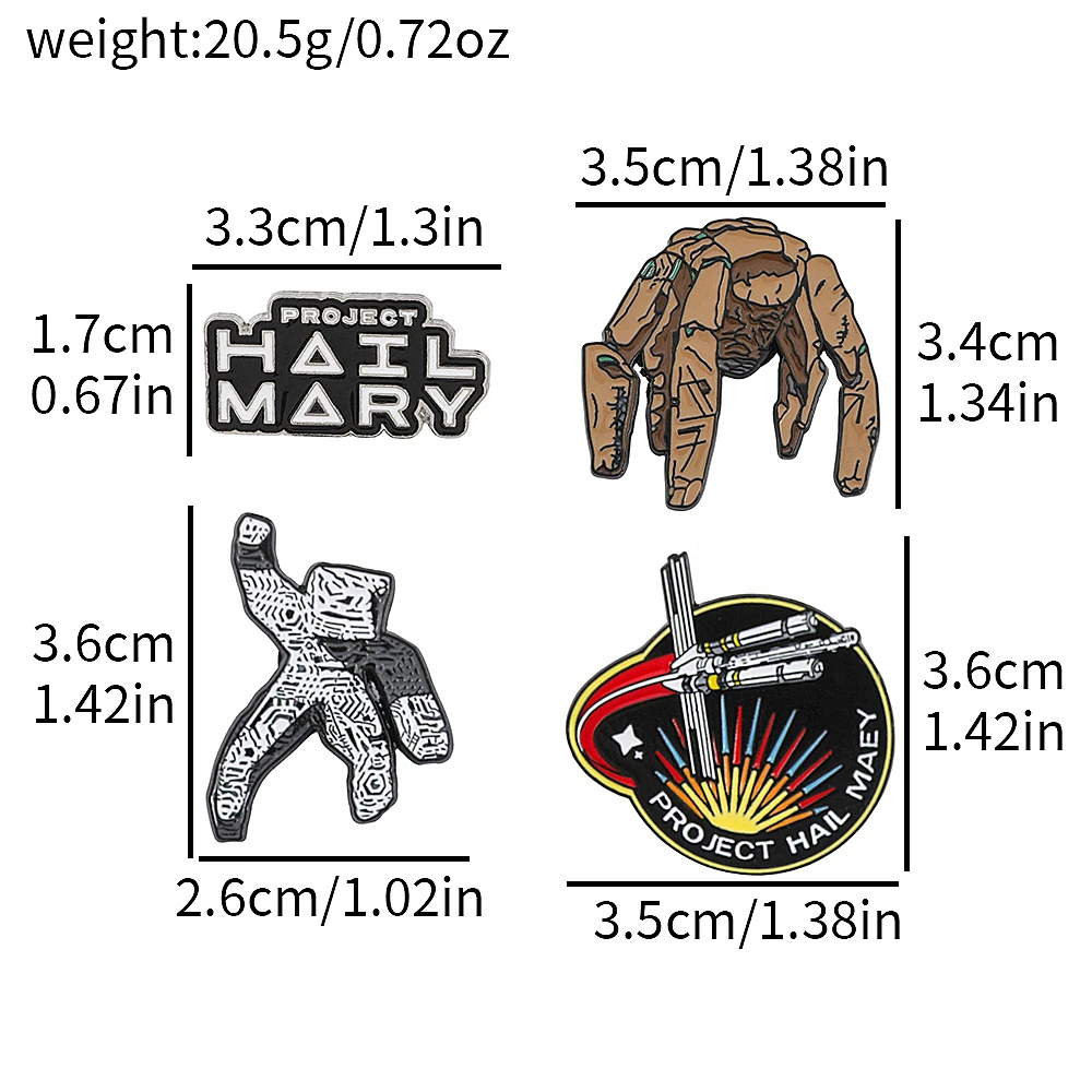 Emaille-Pin-Set 2