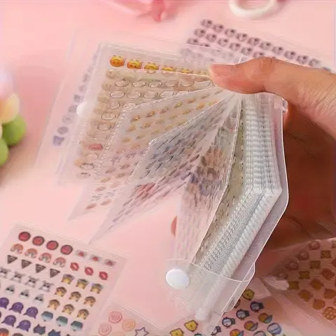 2400 Mini-Aufkleber-Set mit Aufbewahrungsbuch