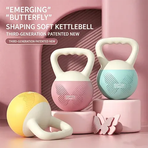 Weiche Gusseisen-Kettlebell für Frauen