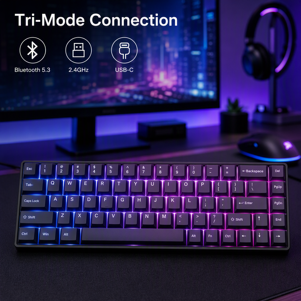 Kabellose mechanische Tastatur 2