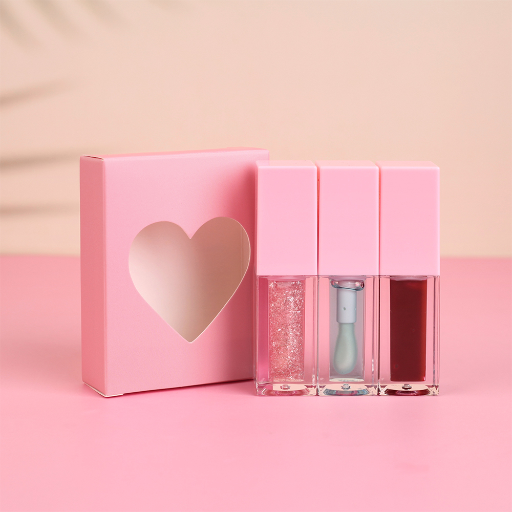 Farbwechsel Lipgloss Set quadratische Tube