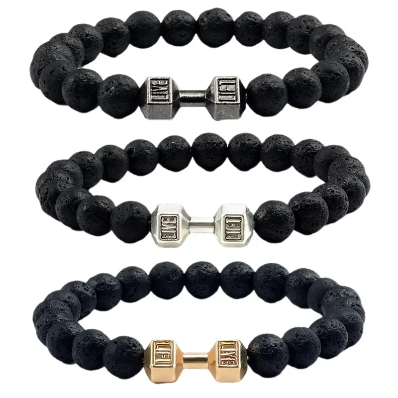 Lavasteinarmband