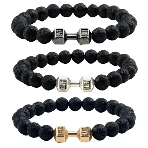 Lavasteinarmband