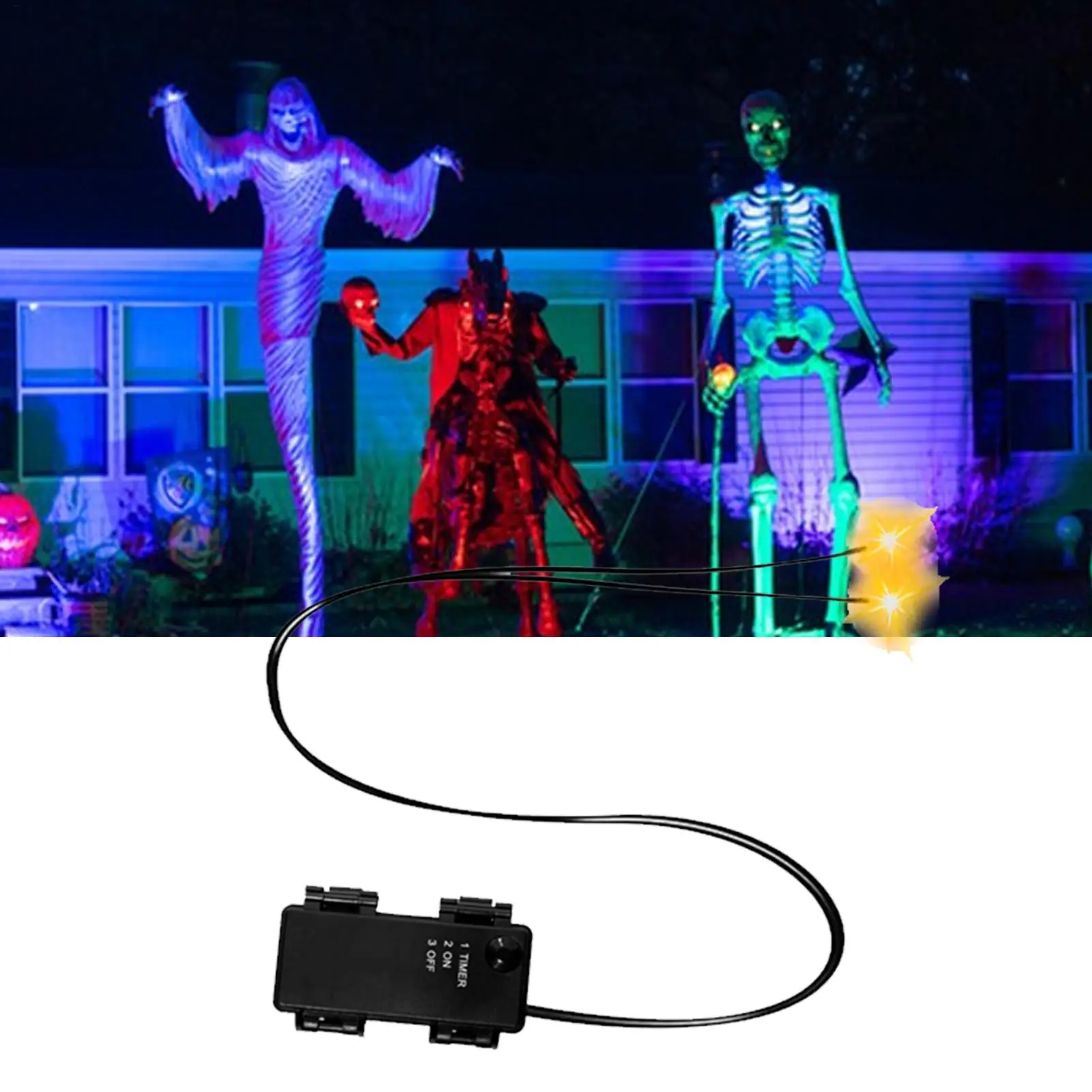 Leuchtende Halloween-Dekoration mit Timer 4