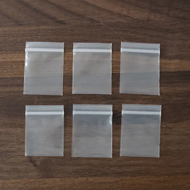 Transparente Druckverschlussbeutel aus Kunststoff, 100 Stück 4