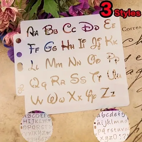 Alphabet-Schablone