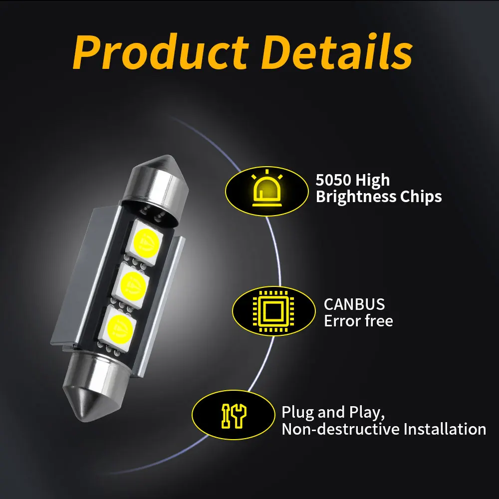12V LED-Innenraumleuchte, Weiß, Lichterkette 2