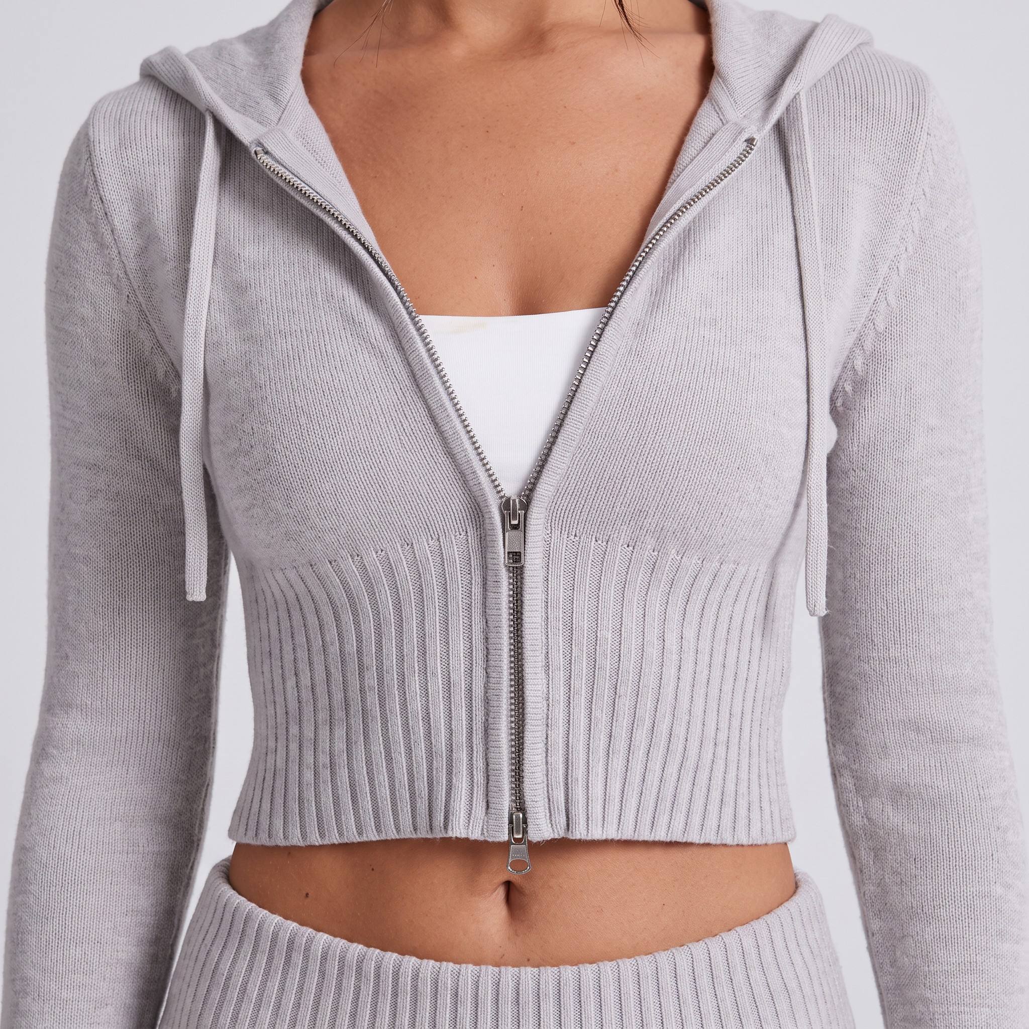 Damen Strickjacke Zweiteiler Set Winter 4
