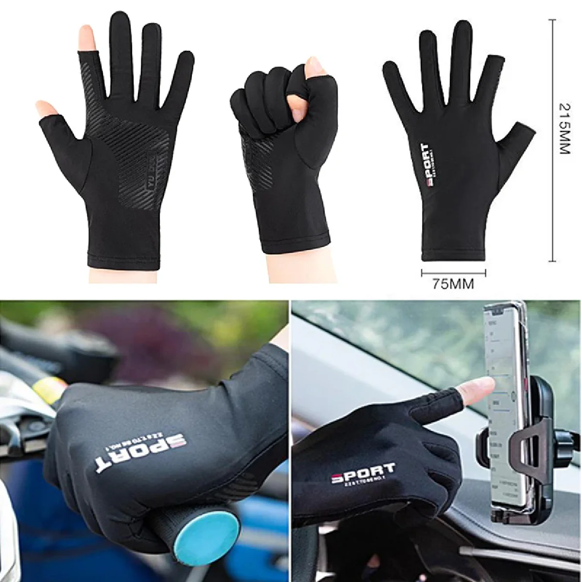Dünne Outdoor-Angelhandschuhe mit UV-Schutz 4