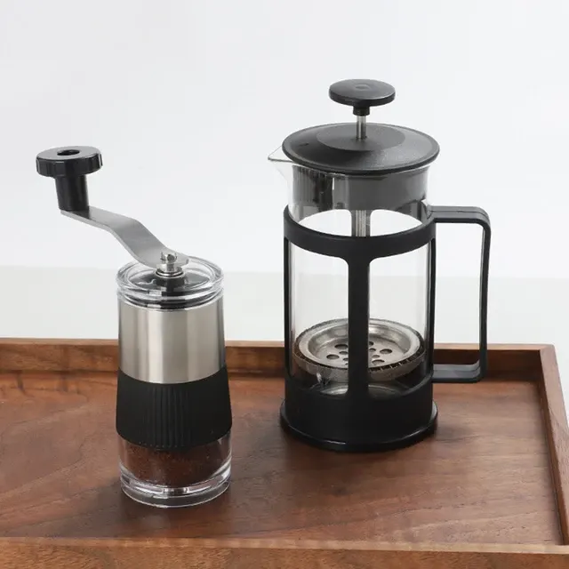 Mini Handkurbel-Kaffeemühle aus Edelstahl 3