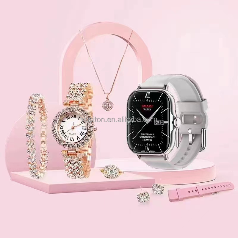 Smartwatch-Set mit 8 Wechselarmbändern 2