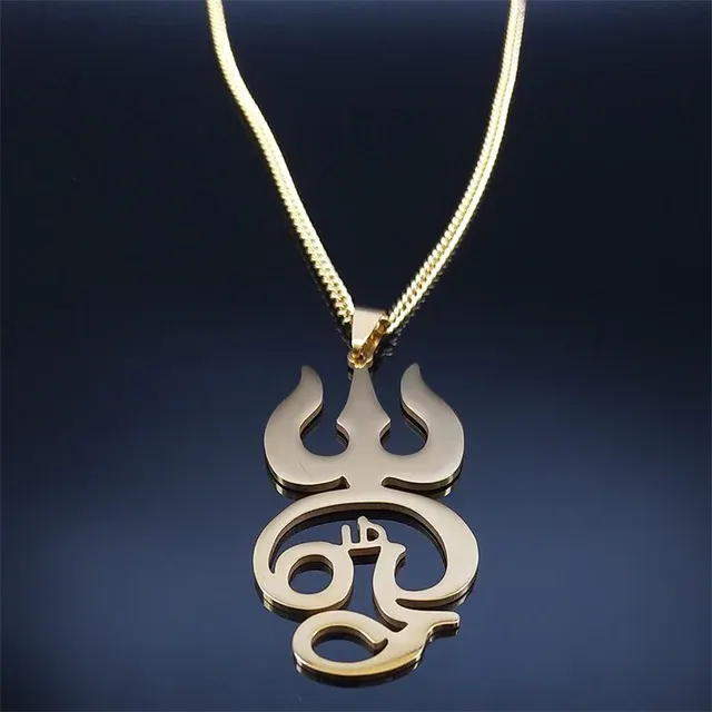 Om-Symbol-Anhänger-Halskette 4