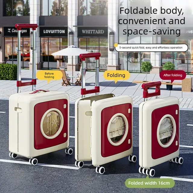 Haustier-Transportbox mit Rollen 2